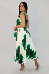 Gardenia Belted Midi Dress