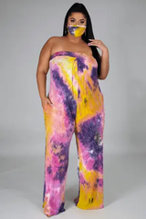 WENDY TIE DYE JUMPSUIT - Gia Lux Boutique