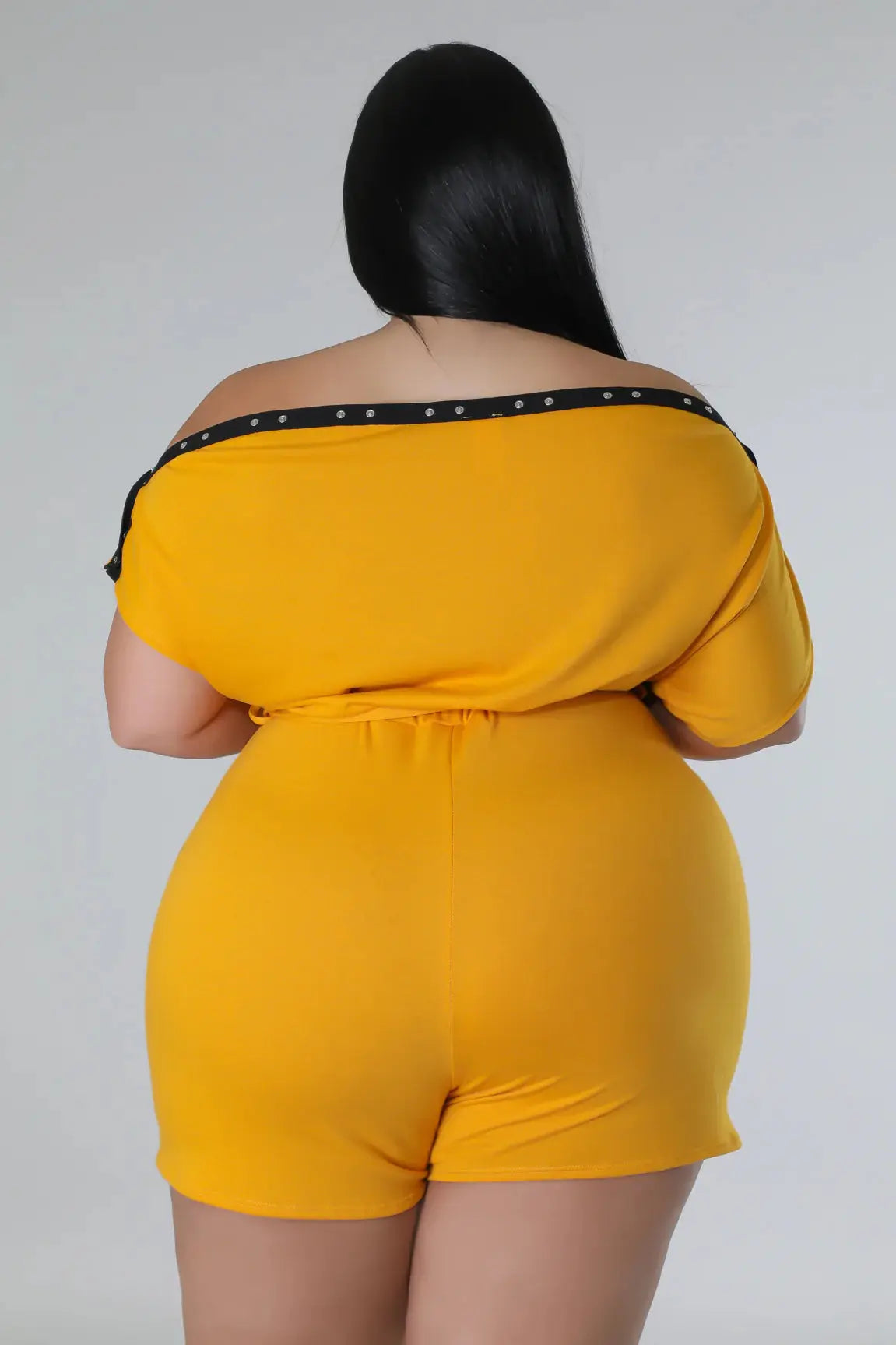 Liana Off Shoulder Romper Gia Luxe Couture