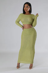 Inna Watch Your Back Skirt Set