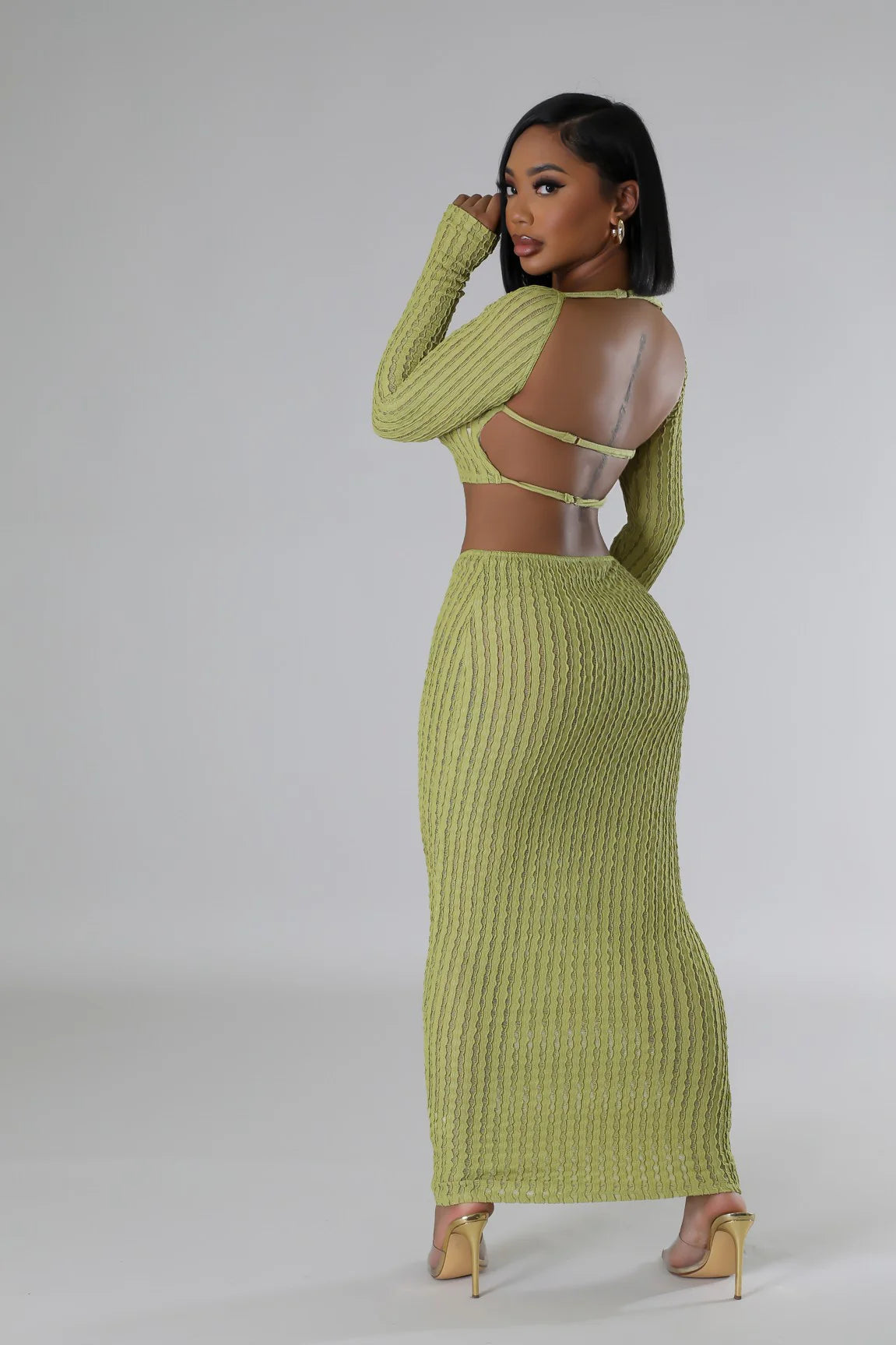 Inna Watch Your Back Skirt Set