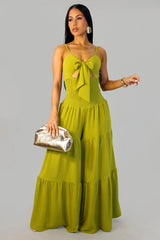 Jenna Wide Leg Jumpsuit - Blue