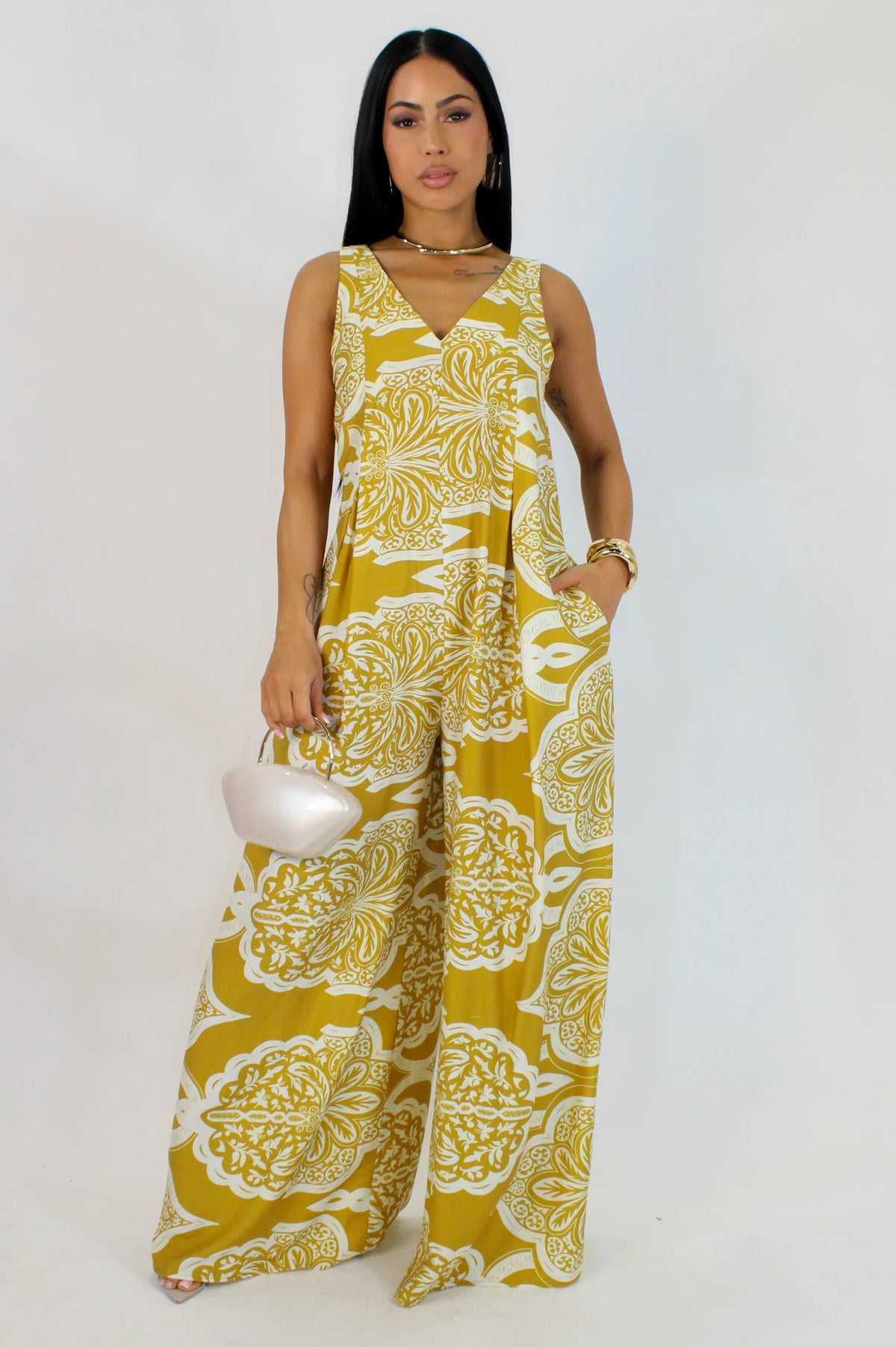 Rihanna Invited To Cabo Jumpsuit
