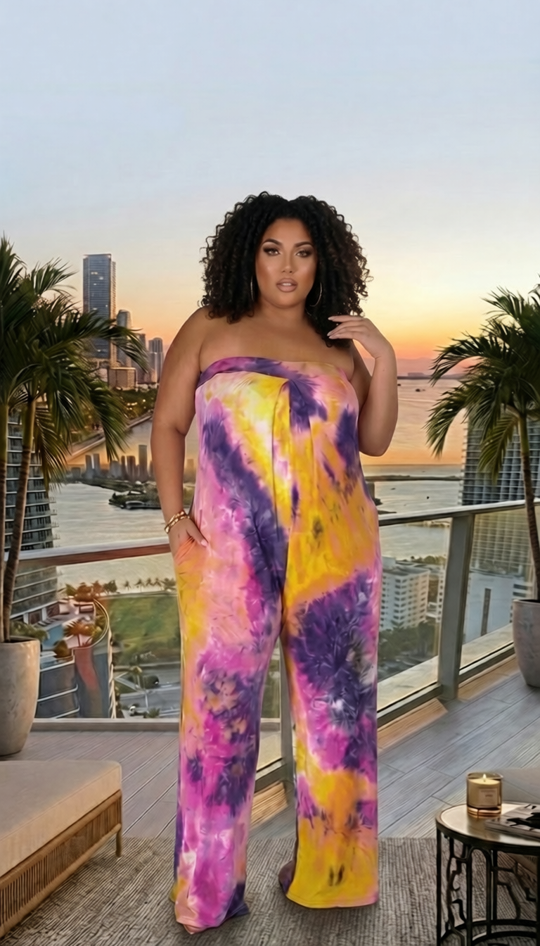WENDY TIE DYE JUMPSUIT