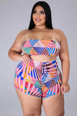 FIONA COLORFUL SWIMSUIT - Gia Lux Boutique