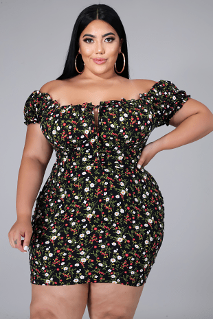 FLORA MINI DRESS - Gia Lux Boutique