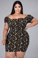 FLORA MINI DRESS - Gia Lux Boutique