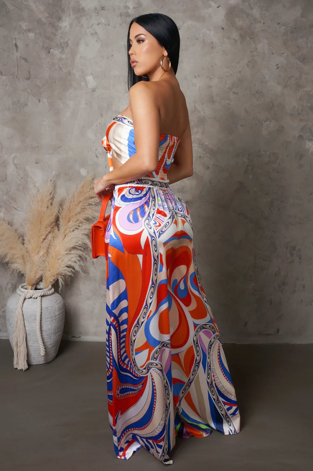 MARGOT TWO PIECE PANT SET - MULTI - Gia Lux Boutique
