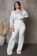NINETTE WHITE HIGH WAIST - Gia Lux Boutique