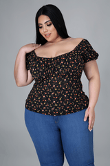 PRICILA FLORAL TOP - Gia Lux Boutique