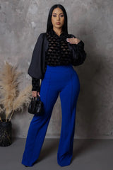 TANYA PANTS-BLUE - Gia Lux Boutique