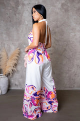 VICKY HALTER JUMPSUIT - Gia Lux Boutique