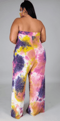 WENDY TIE DYE JUMPSUIT - Gia Lux Boutique